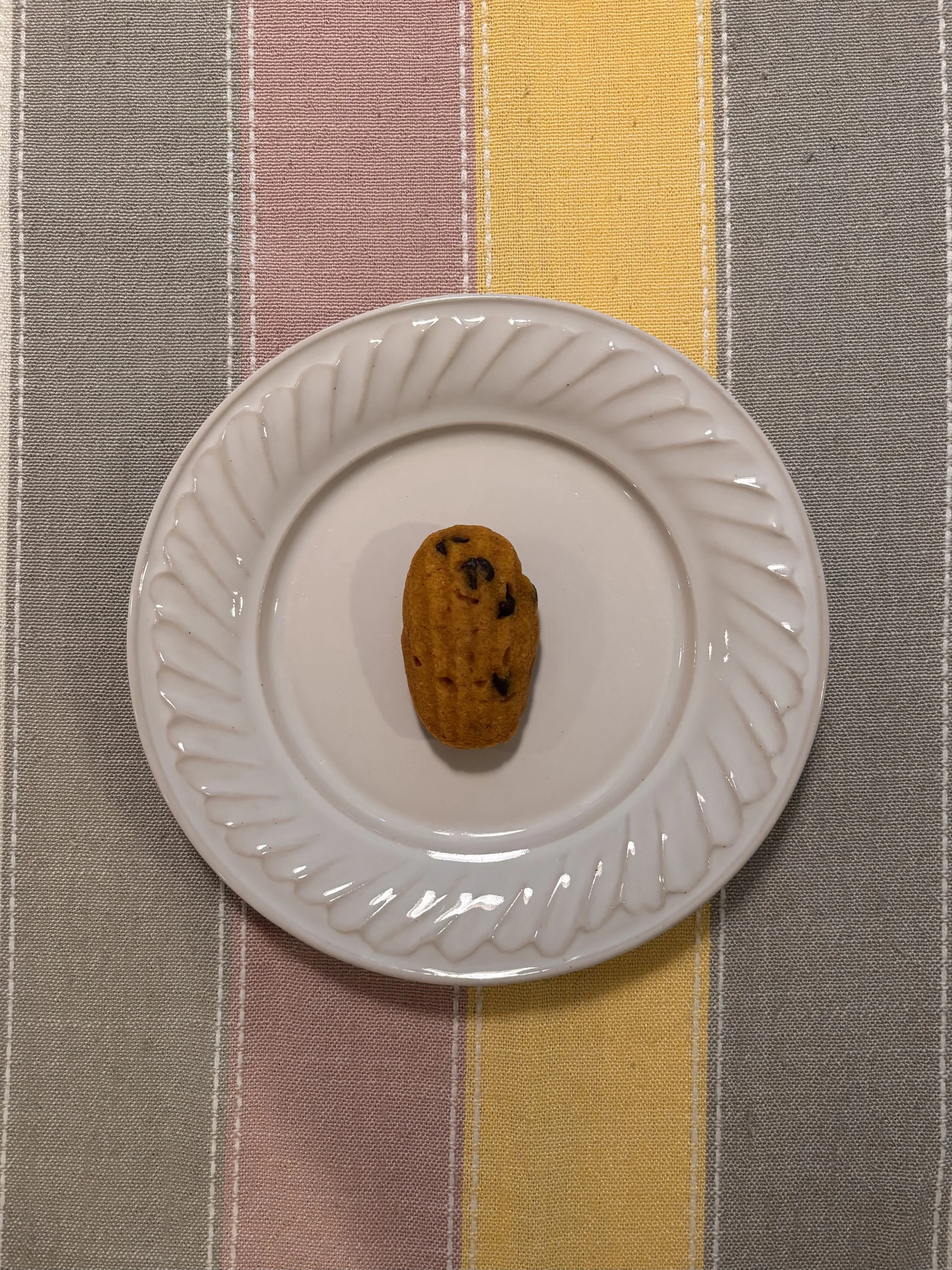 Pumpkin Chocolate Chip Madeleines