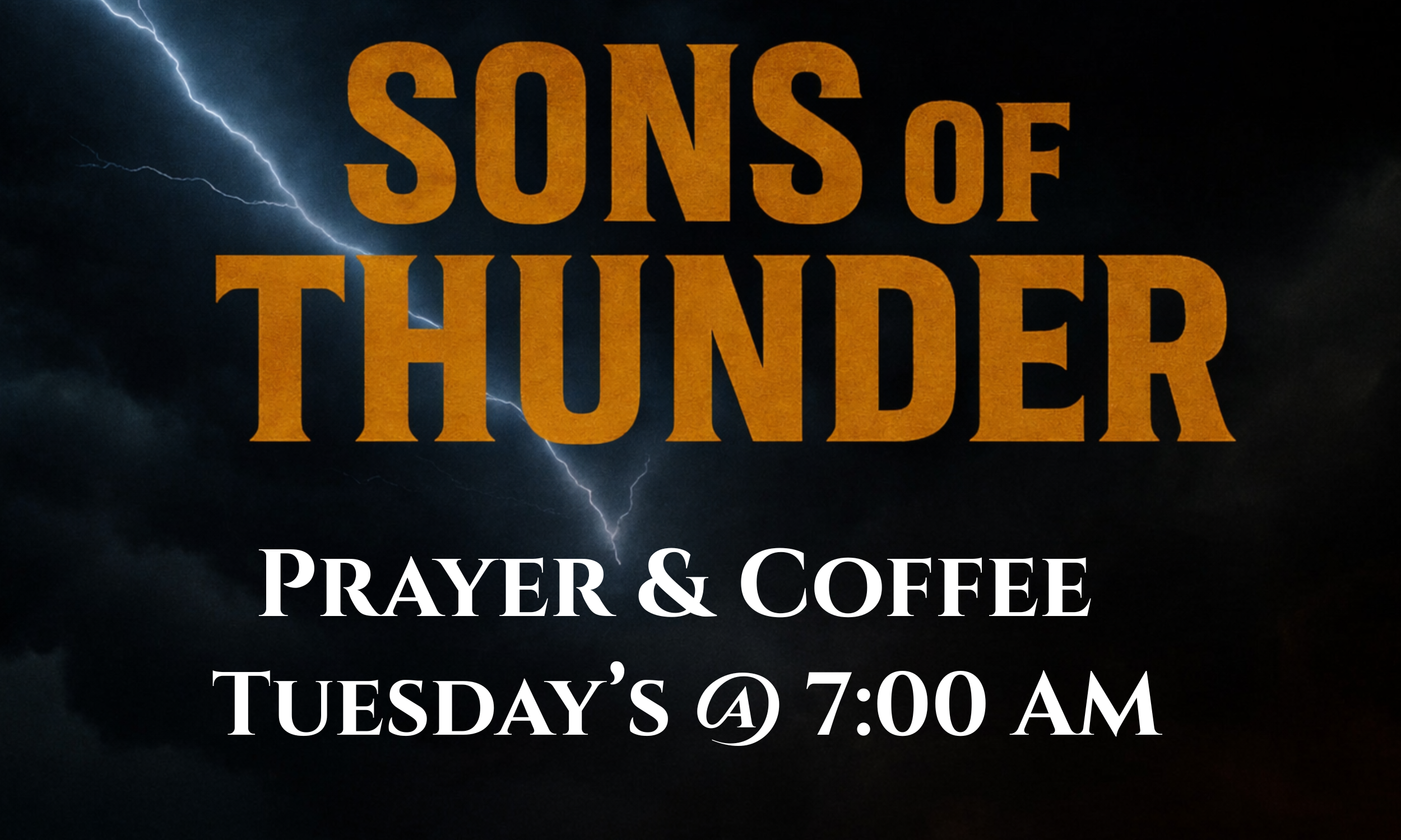 Sons of Thunder - Prayer & Coffee
