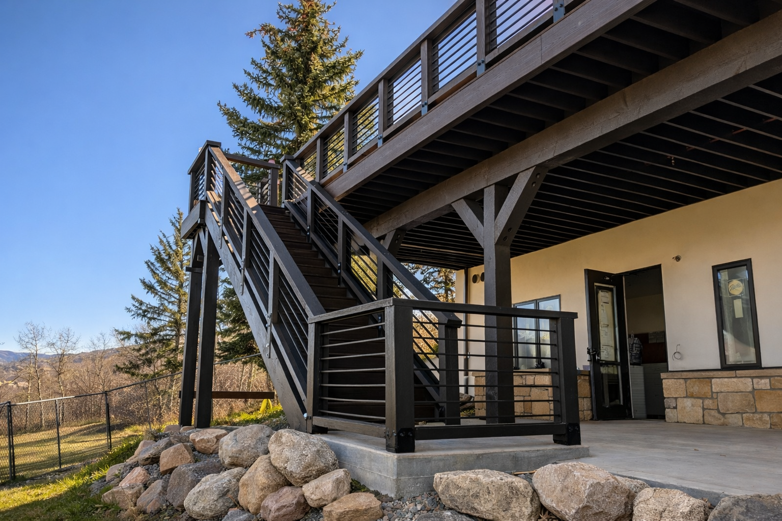 Powder Coated Deck Railing | Cordillera, CO | 2025