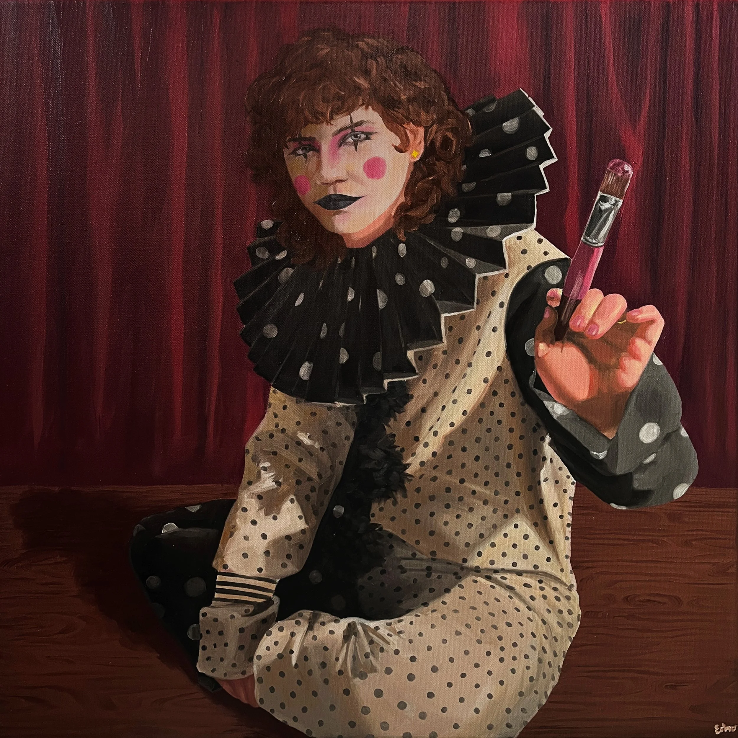Oil on Canvas h 24 x w 24 in