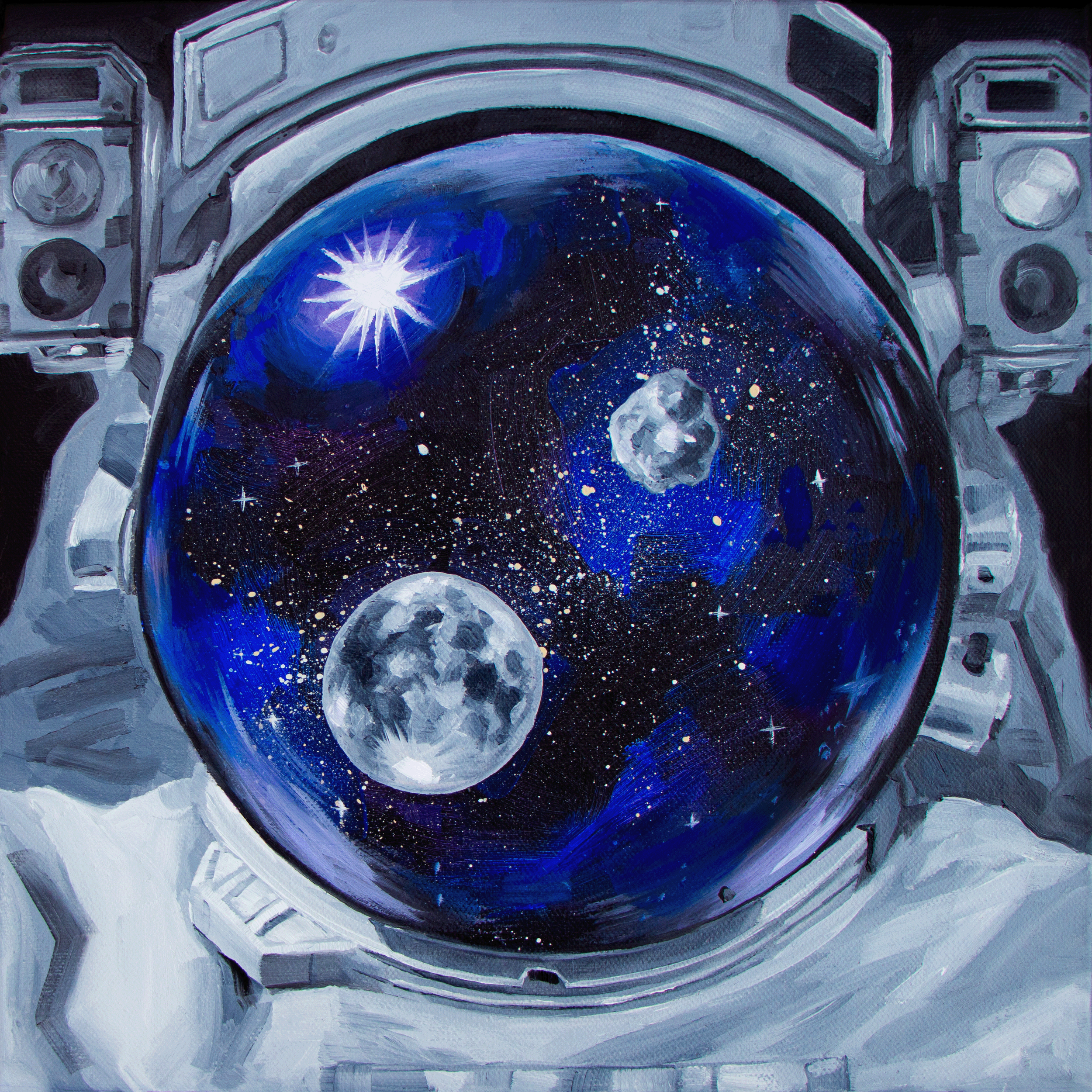 Oil on Canvas h 12 x w 12 in