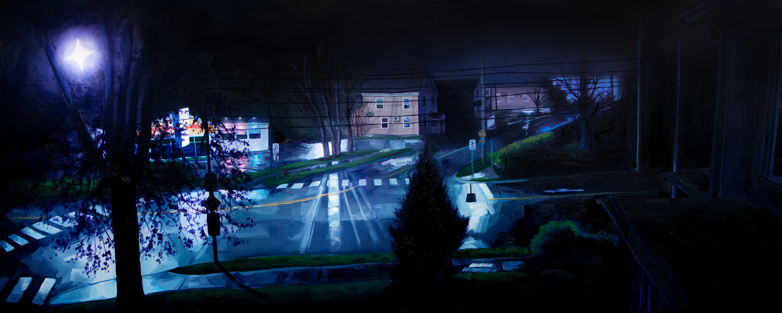 Oil on Canvas h 24 x w 60 in