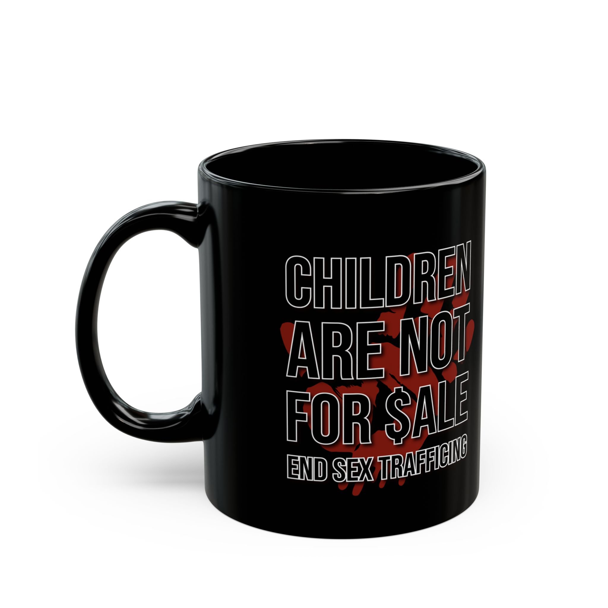 Children Are Not For $ale - Black Mug