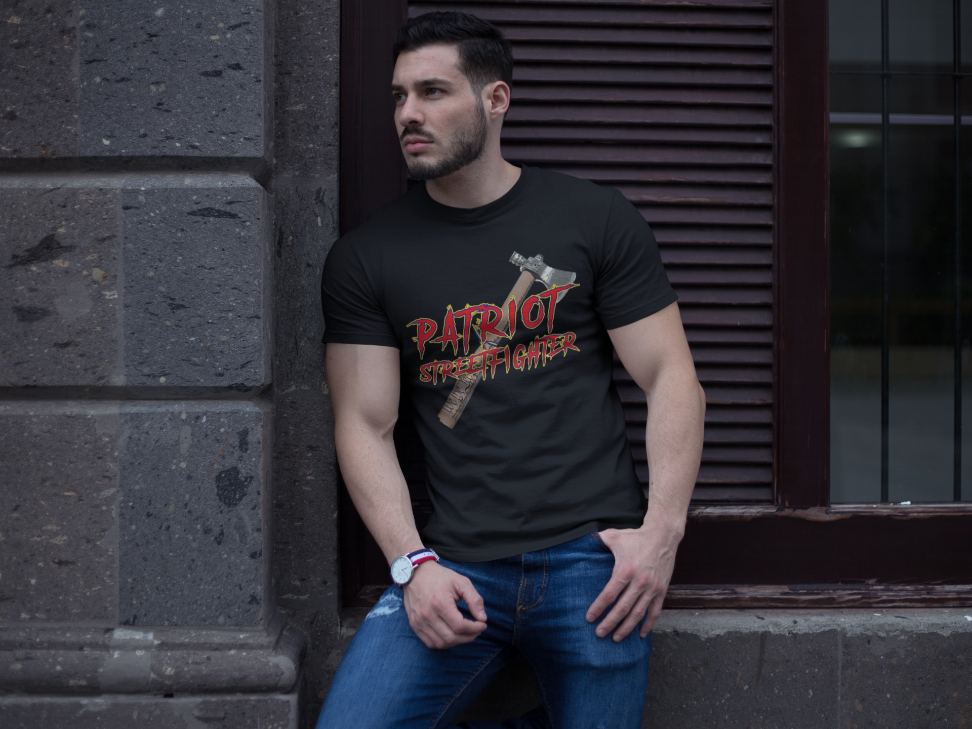 PATRIOT STREETFIGHTER – Premium Comfort Tri-Blend Tee