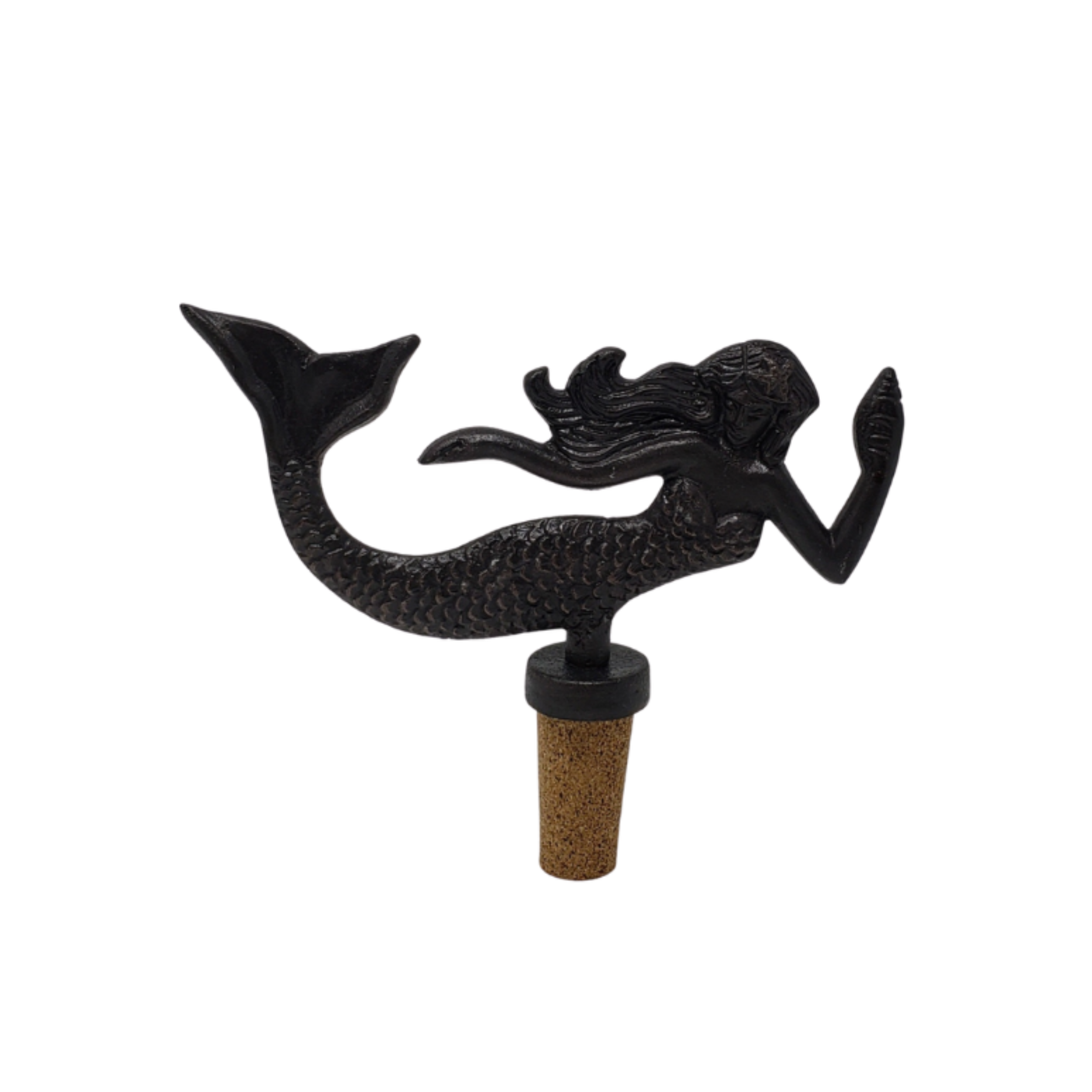 Bronze Mermaid Bottle Topper