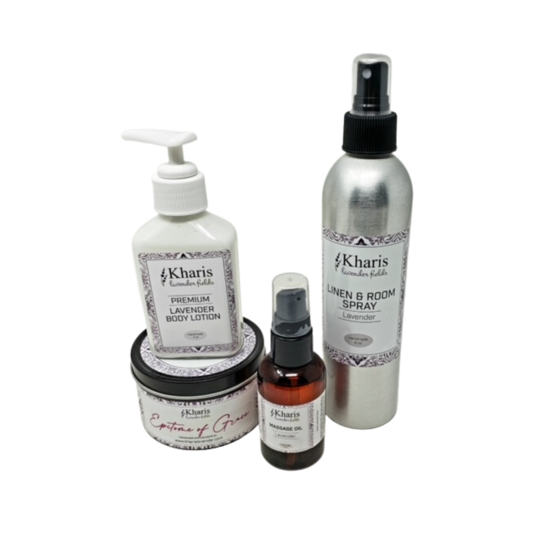 Lavender Must Haves Self-Care Gift Set – Relaxing Spa & Wellness Essentials