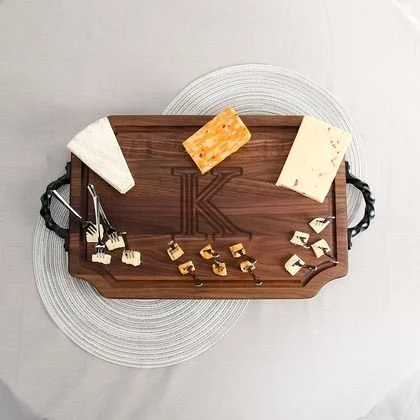 Walnut Cutting Board with Handles