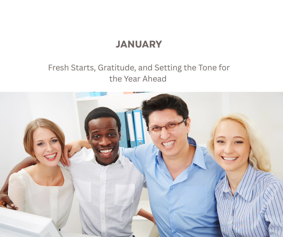 It’s all about Fresh Starts, Gratitude, and Setting the Tone for the Year Ahead – &nbsp;