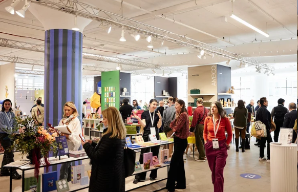 Shoppers at a gift show in New York