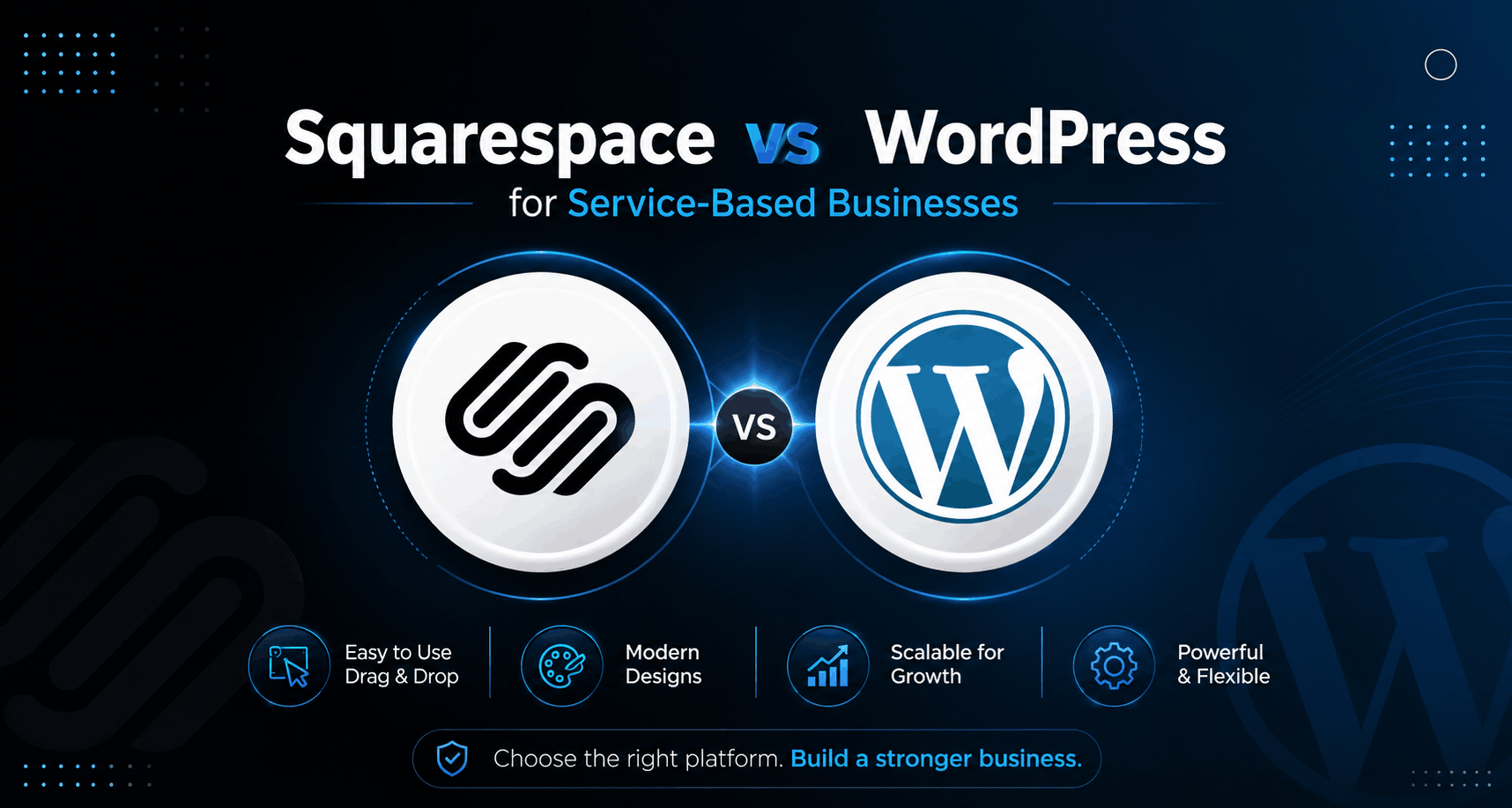 Squarespace vs WordPress for Service Businesses