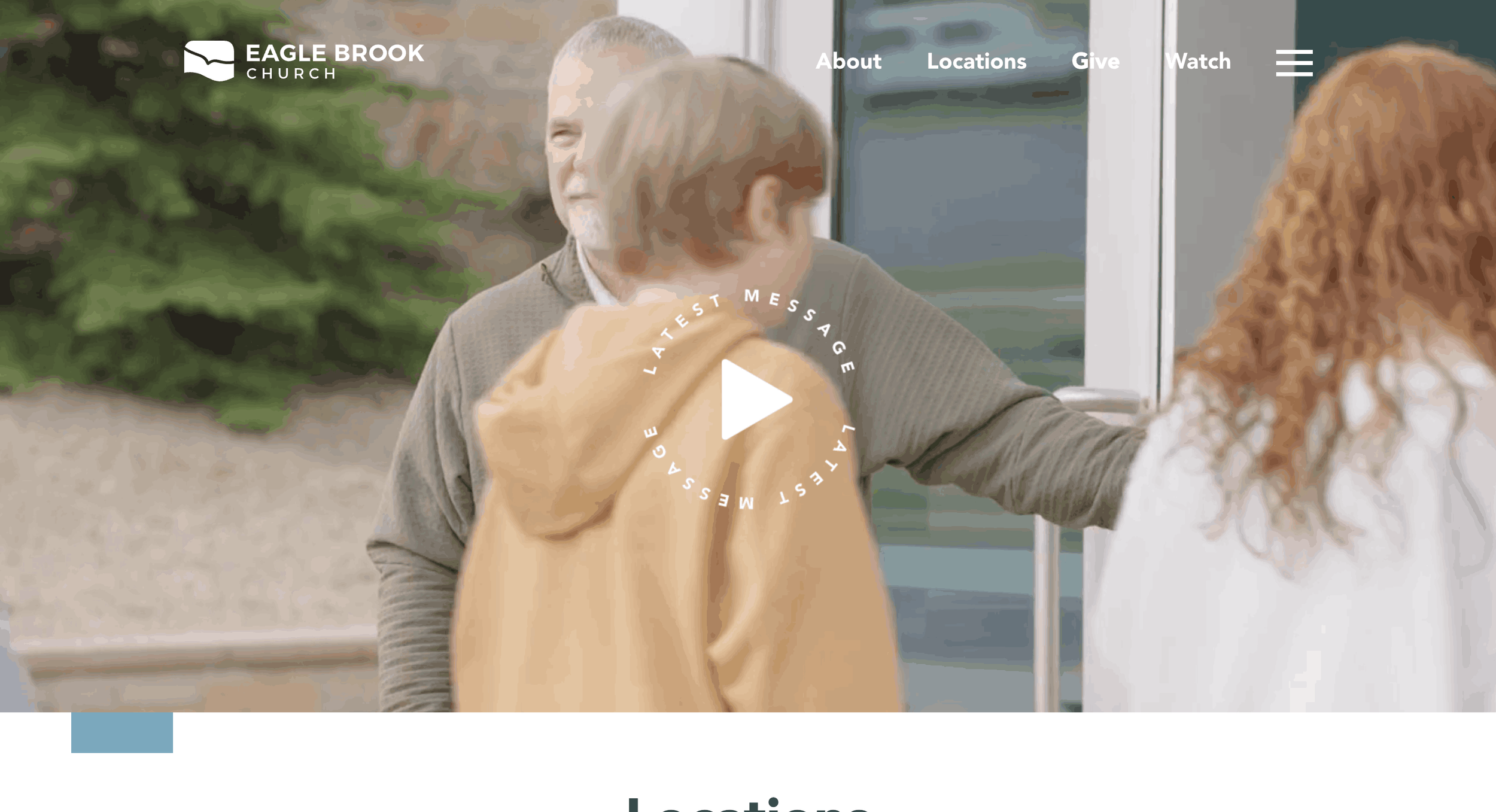 Modern multi-location ministry website design with clear navigation and strong user experience