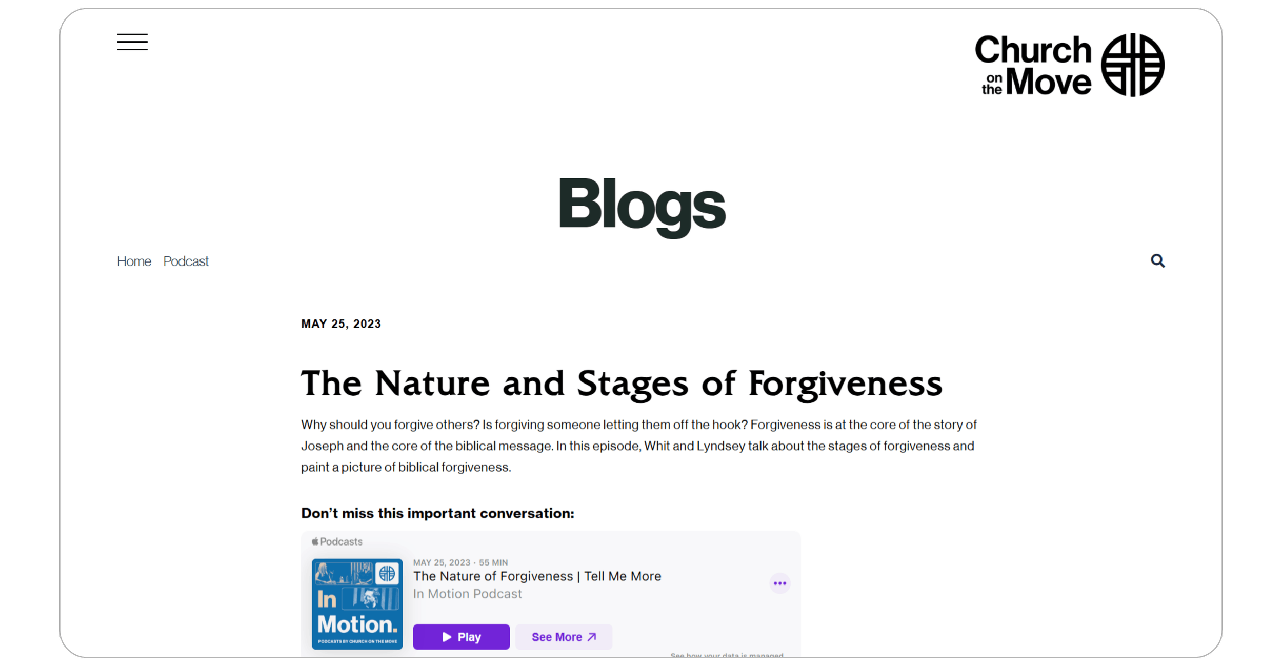 faith questions answered in a church blog article