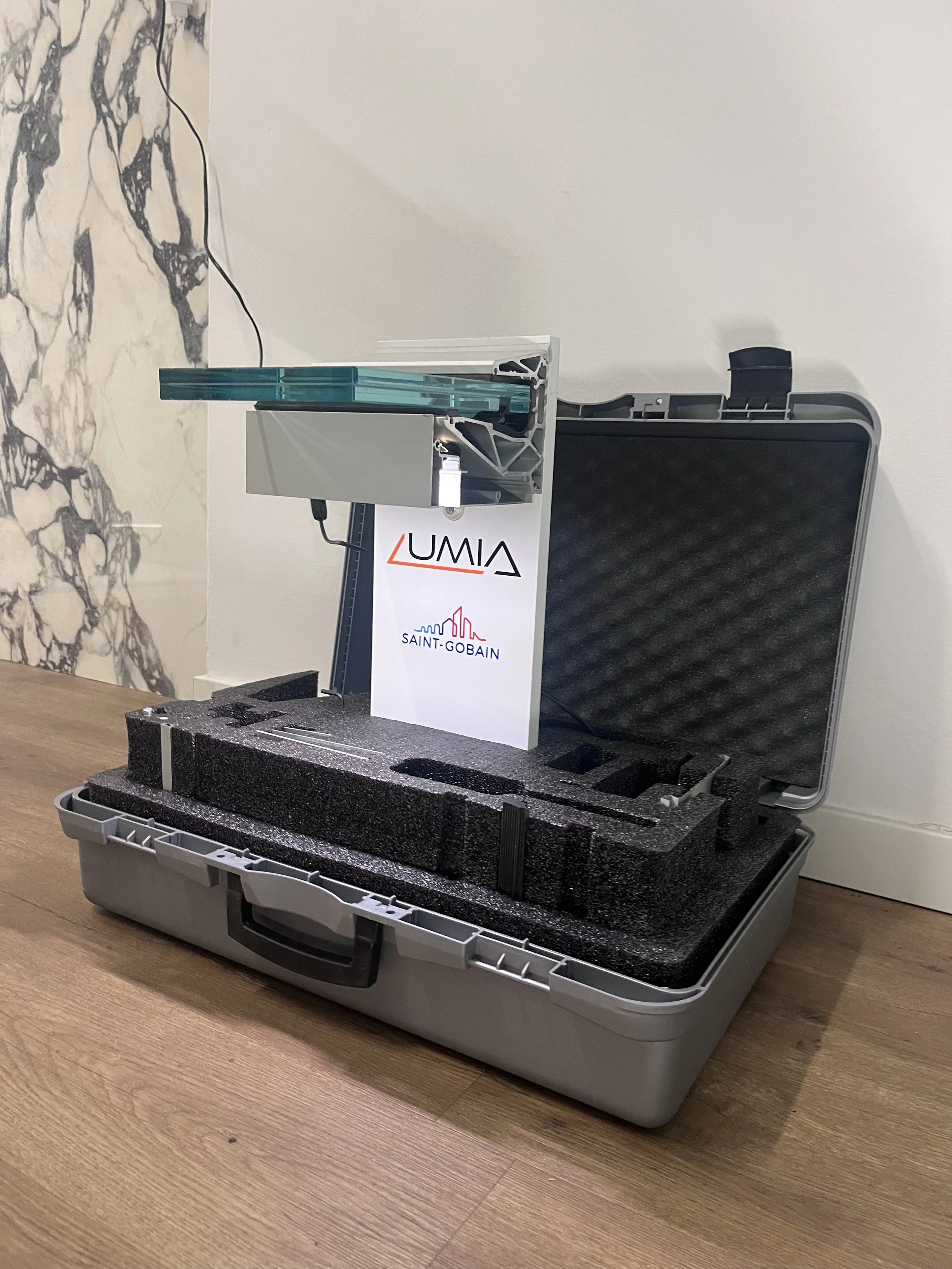 Kit pensilina Lumia con illuminazione LED