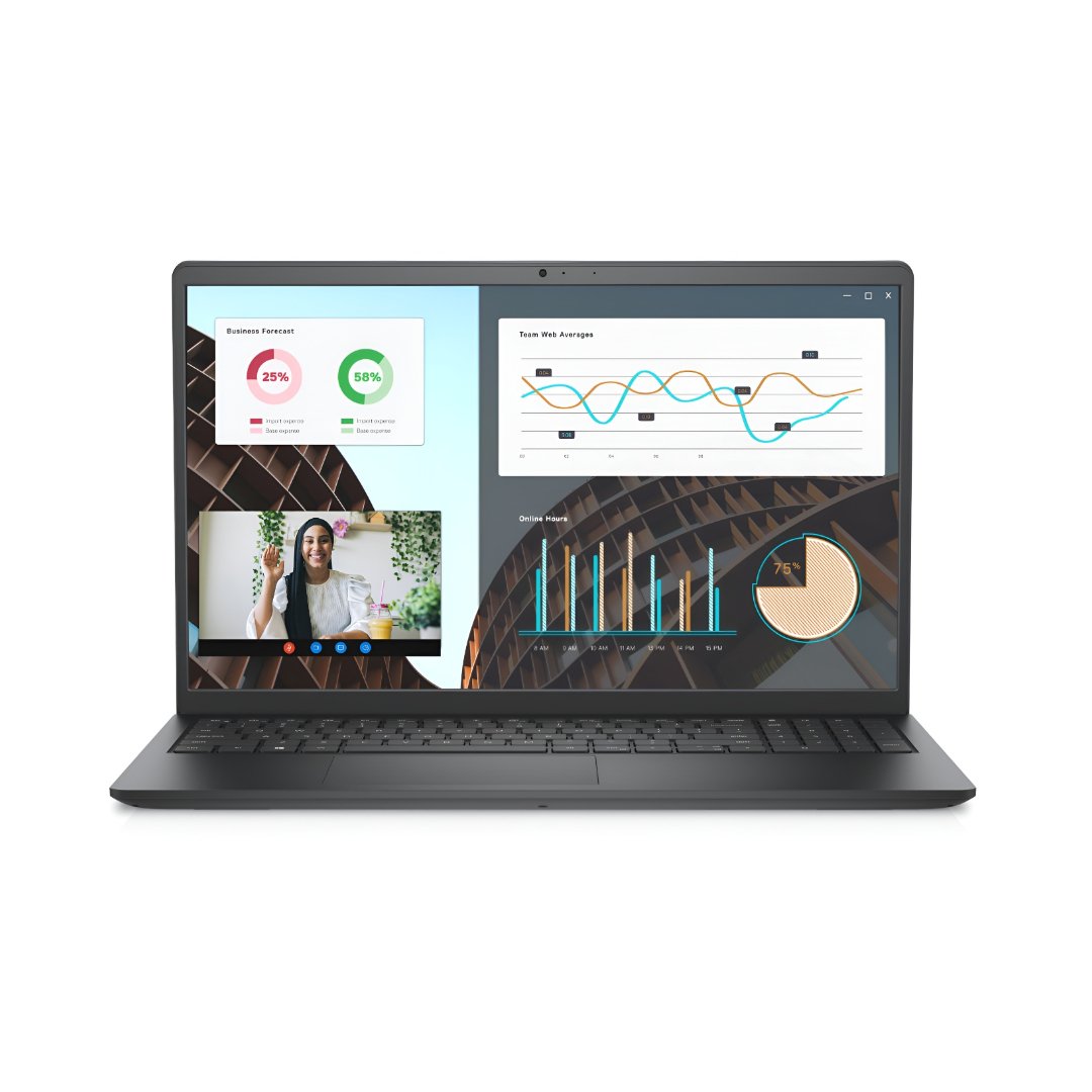 Dell Vostro 15 Laptop 13th Gen Intel® Core™ i3-1305U Windows 11 Home Intel® UHD Graphics 8 GB DDR4 512 GB SSD 15.6", Non-Touch, FHD, 120Hz, WVA, Anti-Glare, 250 nits