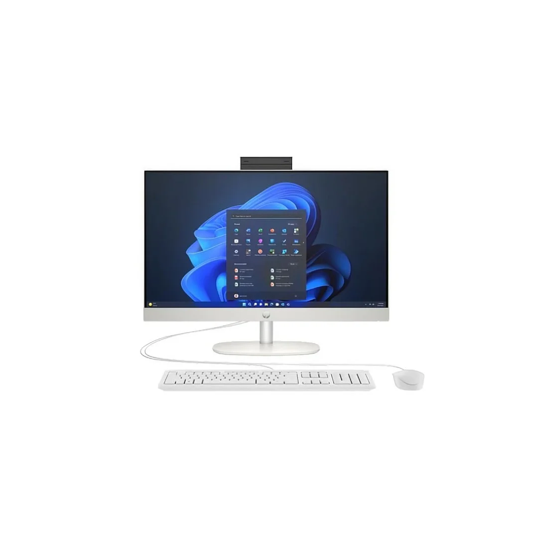 HP 245 ProOne G10 All In One Desktop= AMD R5 7520U, 8 GB DDR5 RAM, 512GB SSD, 23.8" FHD,DOS, 3 Years