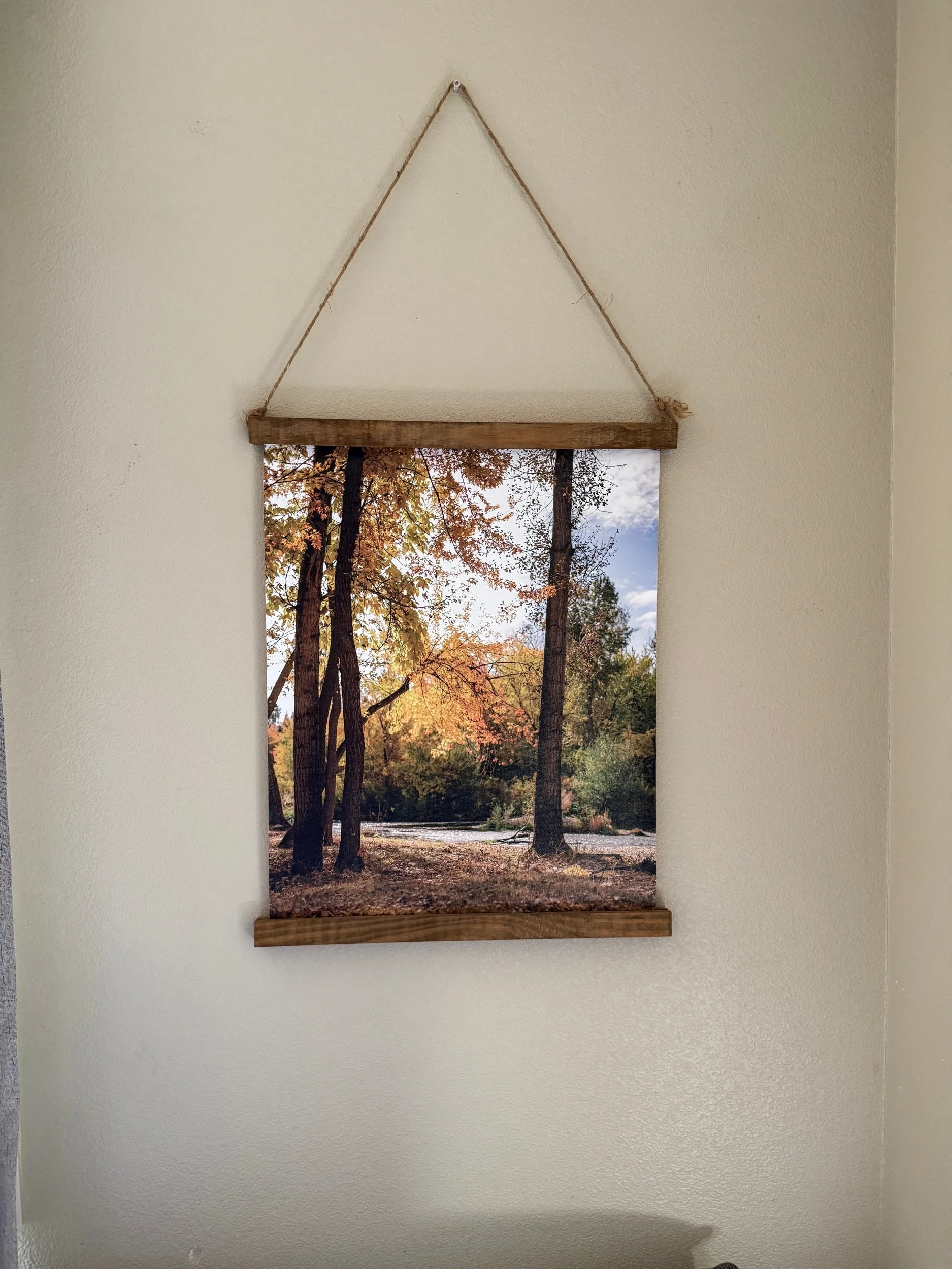 Eagle River Wall Art | Idaho Canvas Hanging