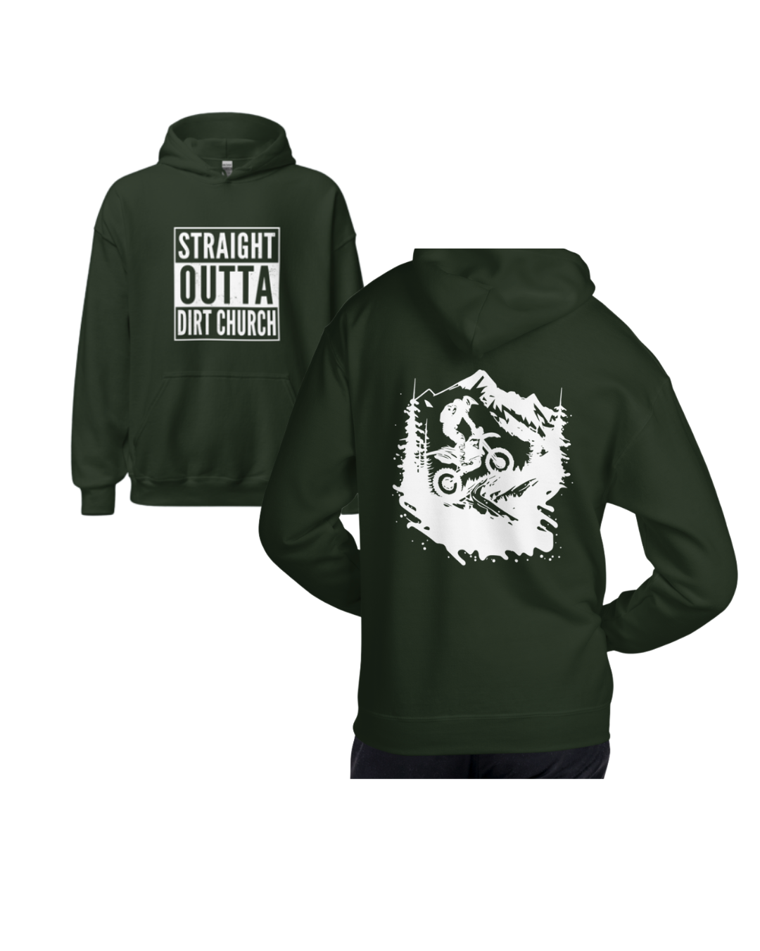 Straight Outta DIRT CHURCH Unisex Hoodie - Hooded Sweatshirt