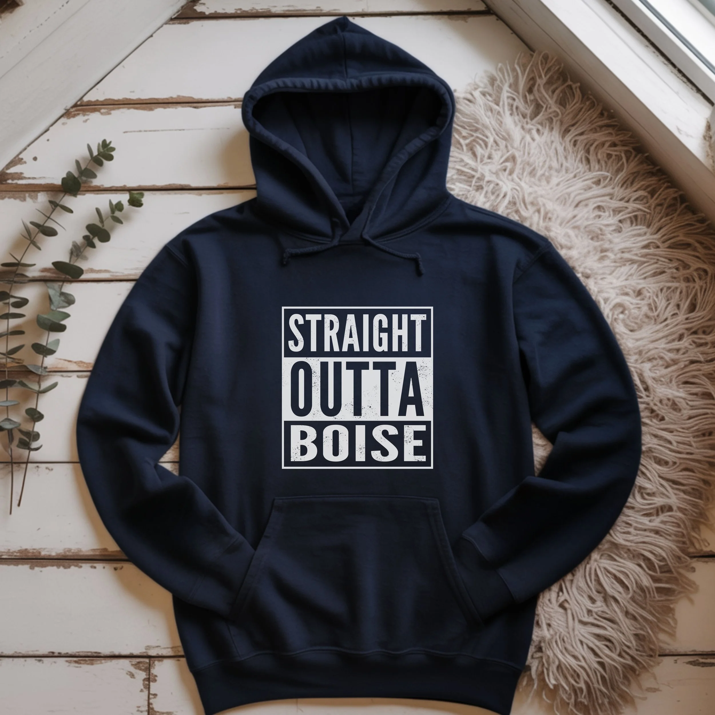 Straight Outta Boise Hoodie | Idaho Hometown Apparel