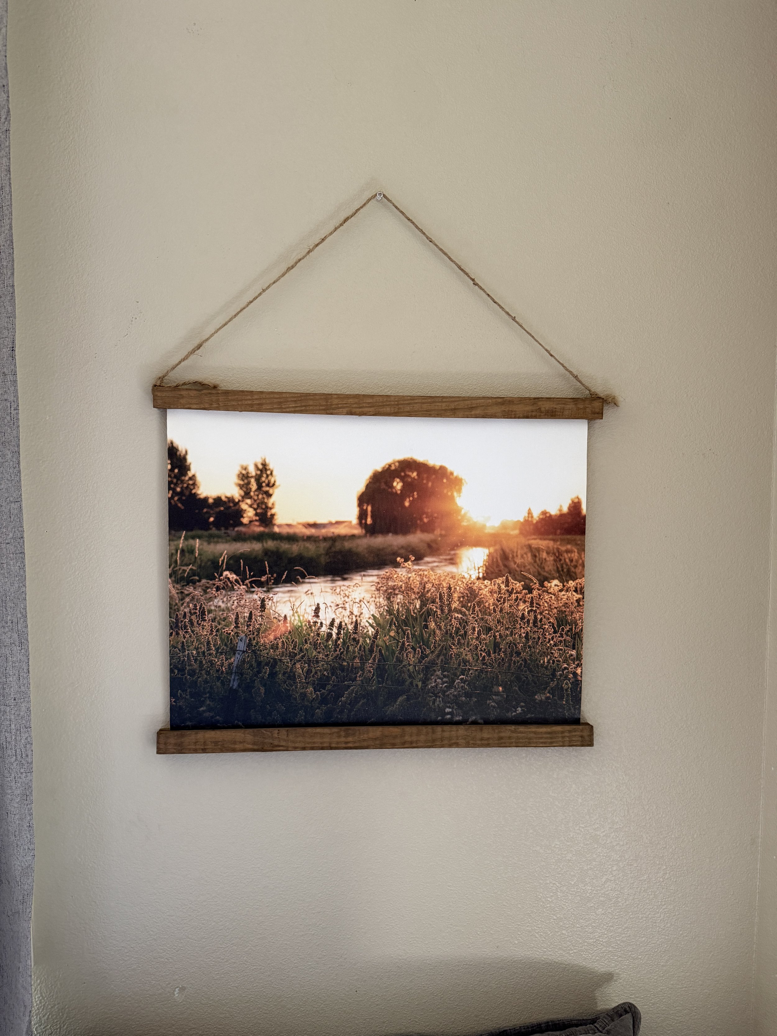 Springsteen – mSunset Field Canvas Wall Hanging