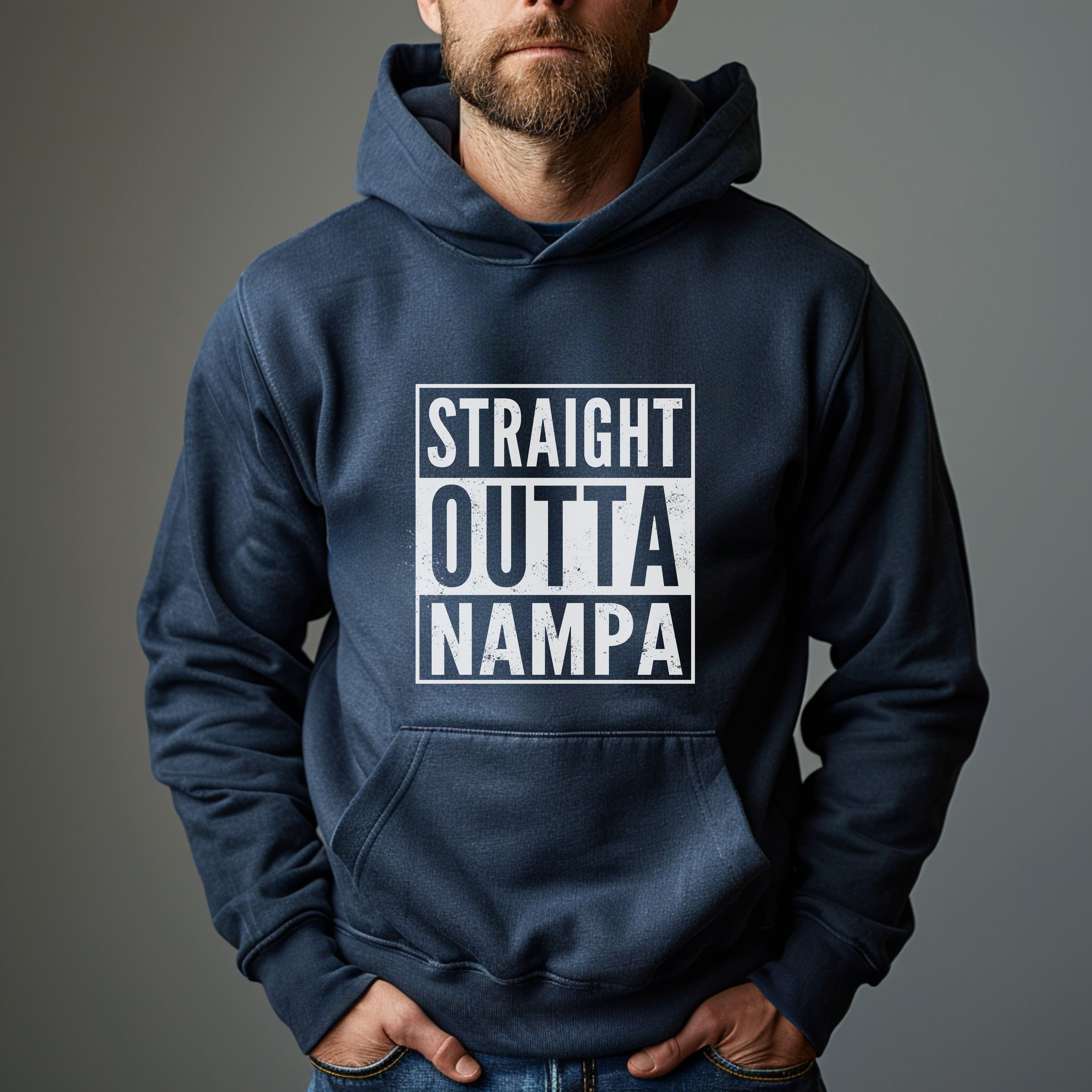 Straight Outta Nampa ID Hoodie – Unisex Fit | Idaho Hometown Apparel
