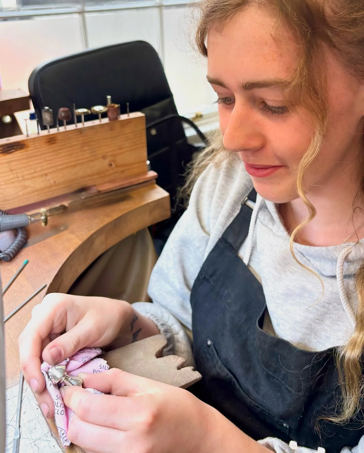 Meet 2025 graduate Lily Jordan!

Lily has always loved working with her hands and dreamed of turning her creative passions into a career. With a family history of jewellers and clock and watch repairers, following this path felt like a natural choice