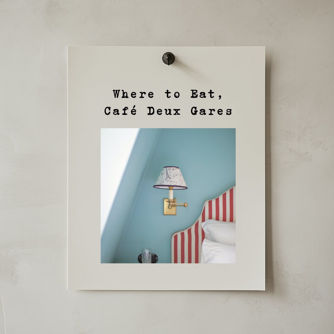Where to Eat, Café les Deux Gares