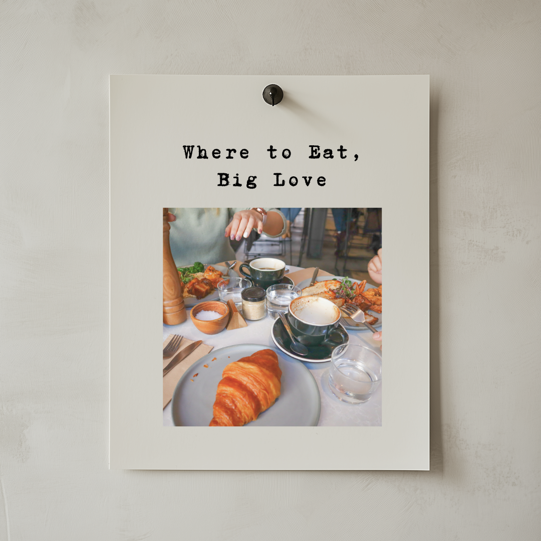 Where to Eat Brunch in Paris, Big Love