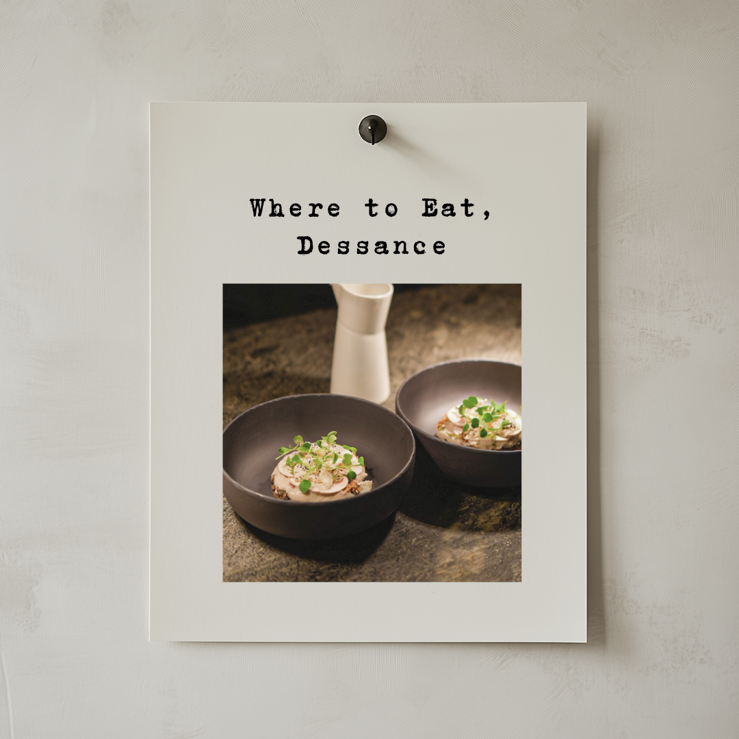 Where to Eat, Dessance Paris