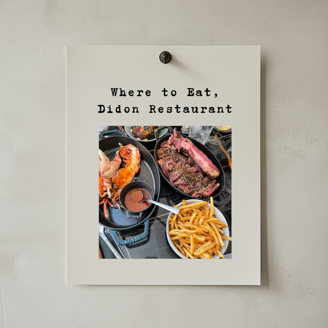 Where to Eat, Didon Restaurant