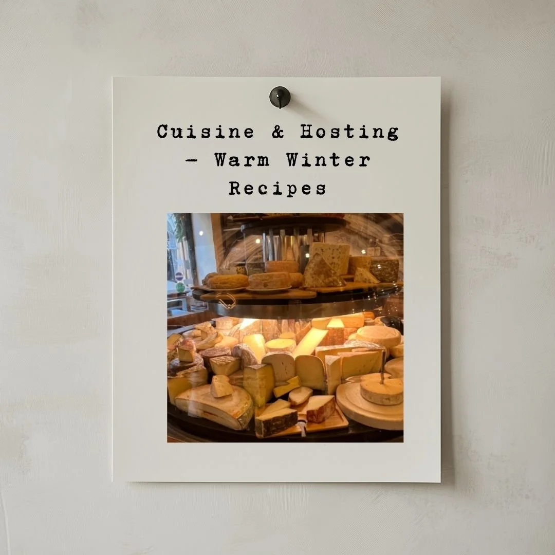 Cuisine & Hosting : Warm Winter Recipes