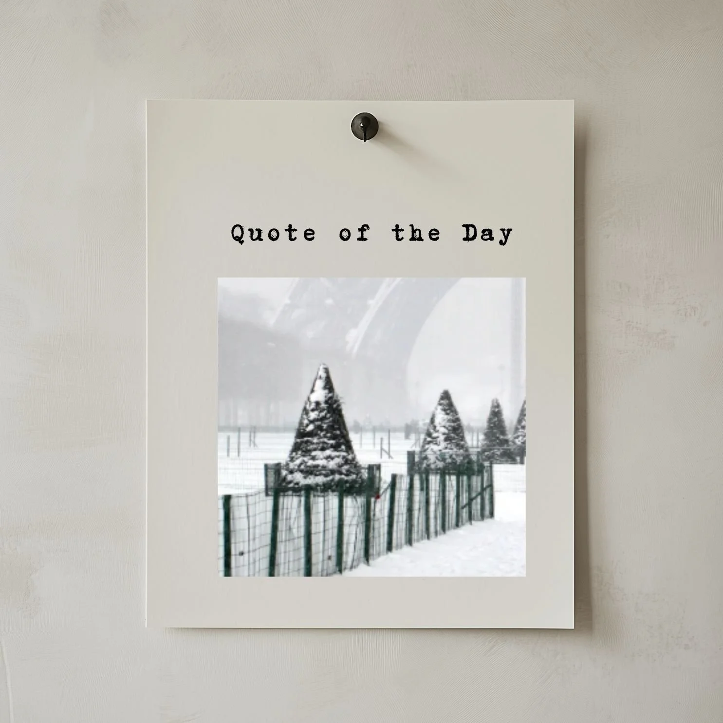 Quote of the Day