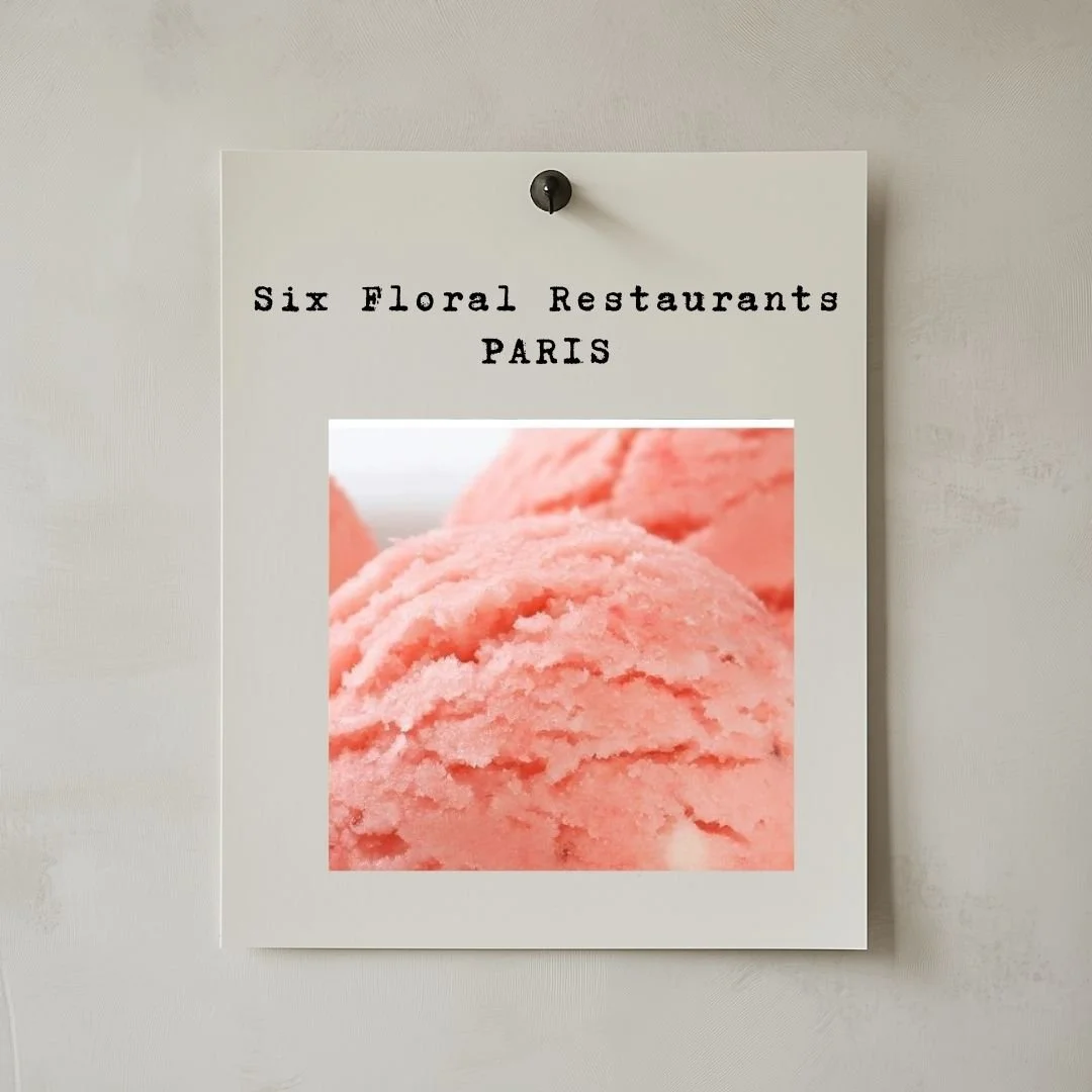 Six Floral Restaurants in Paris