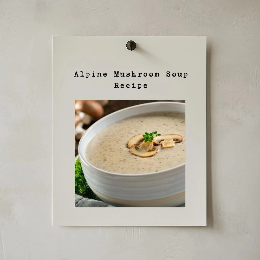 Alpine Mushroom Soup Recipe: A Hearty French Culinary Escape