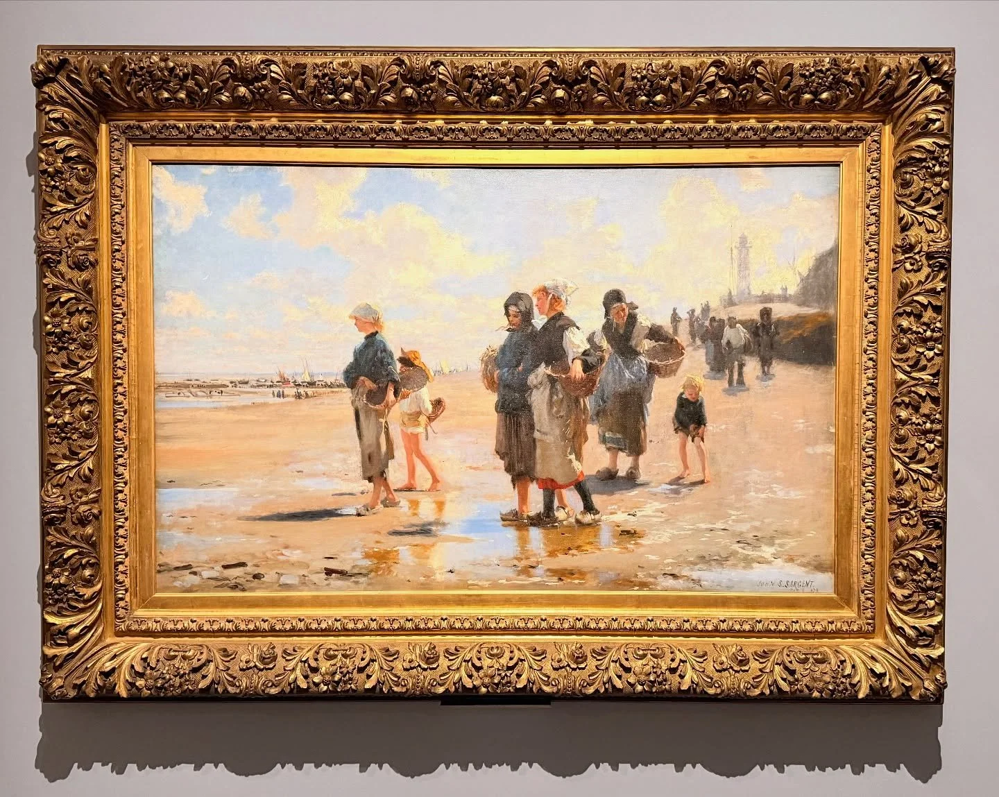 Swipe for videos of both Cancale &amp; this painting. Cancale Itinerary in comments. 👇 Standing in front of Sargent&rsquo;s &ldquo;En Route Pour la P&ecirc;che&rdquo; (Setting Out to Fish, 1878) at the @museeorsay exhibition, I knew exactly where th