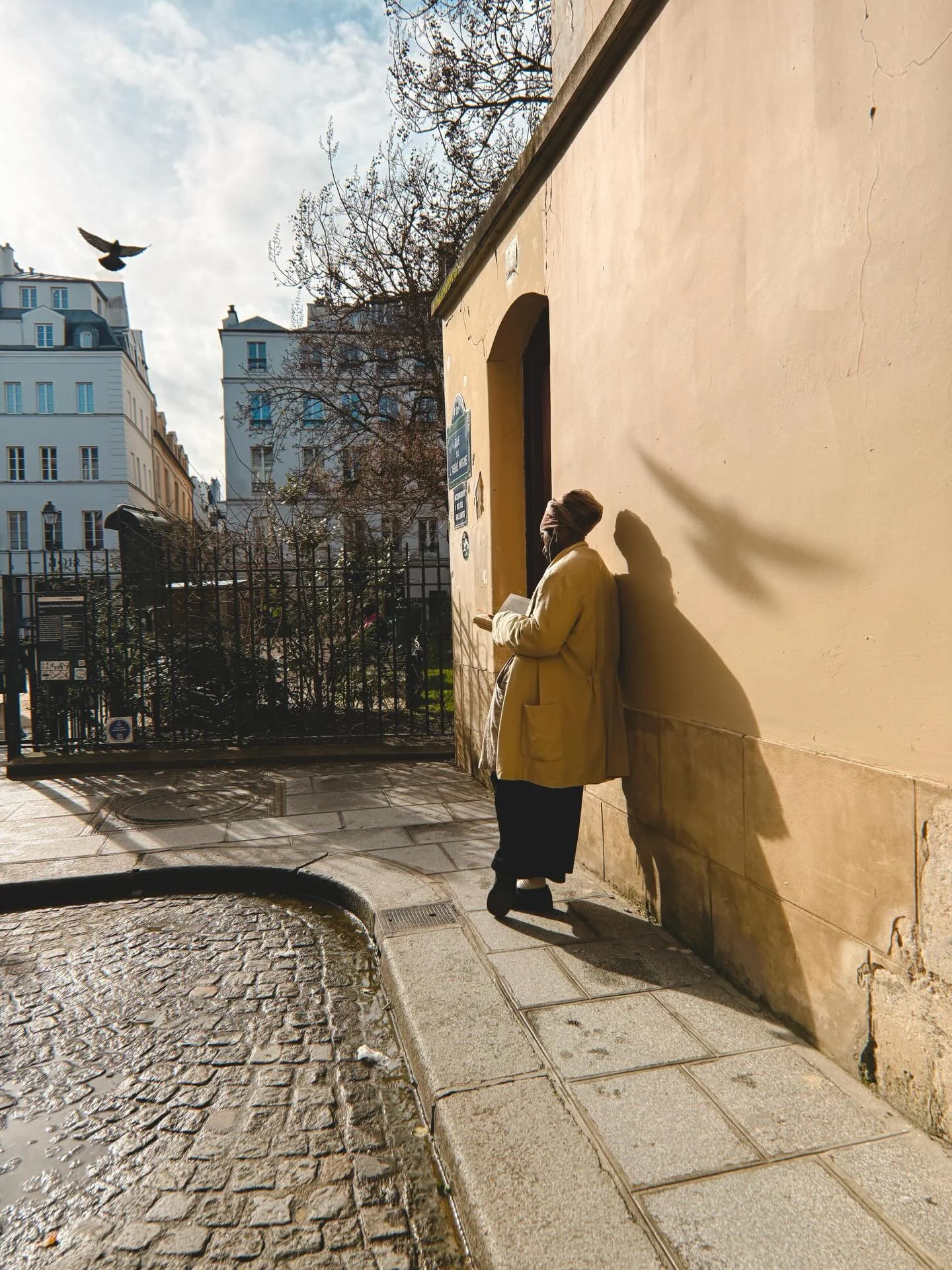 &ldquo;Use the wings of the flying Universe, 
Dream with open eyes; 
See in darkness.&rdquo;

Perhaps this is a new favorite photo (swipe for the b&amp;w edit). I created this yesterday while running errands. What struck me was his calm, his energy r