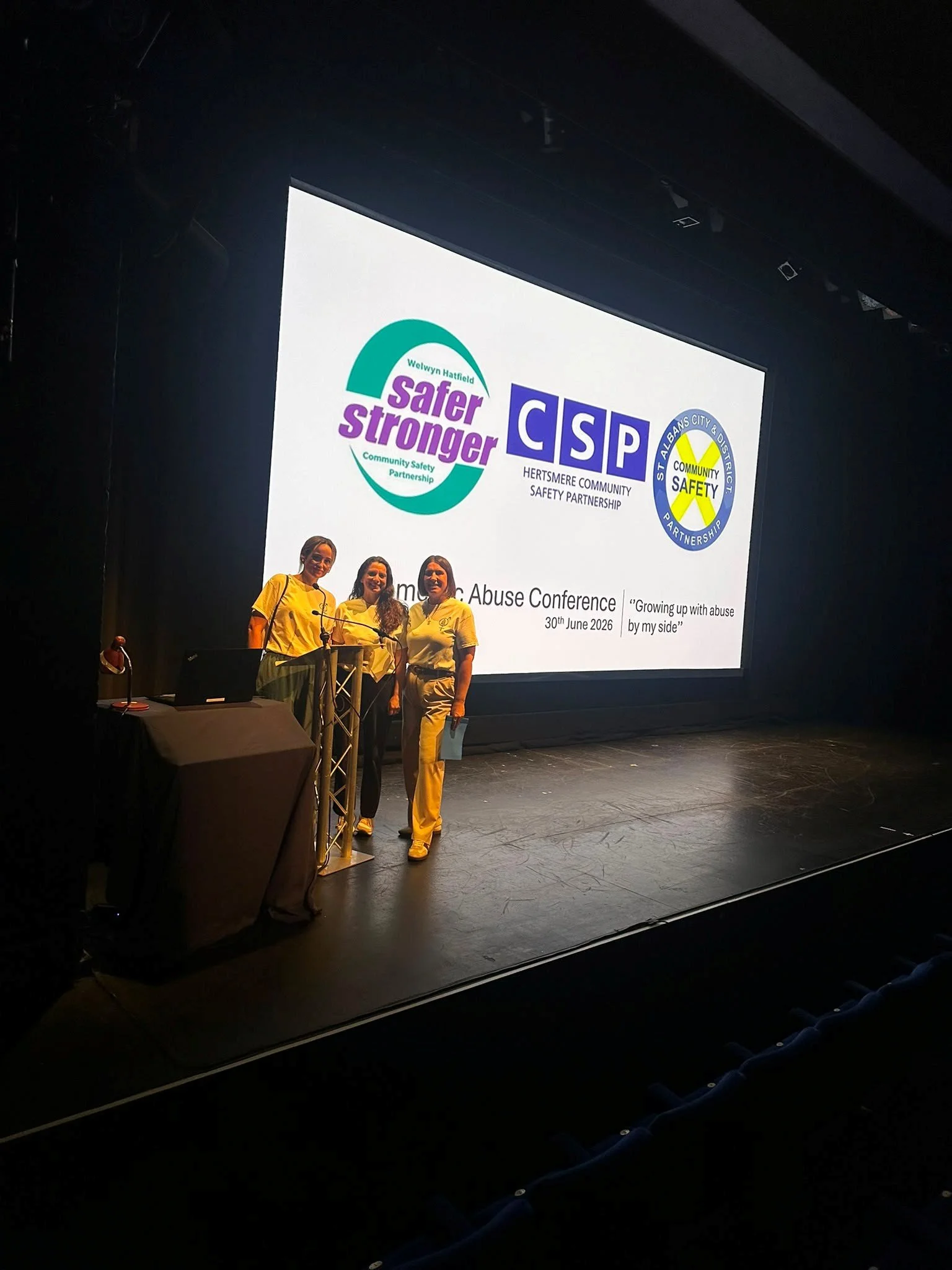SAHWR team present at domestic abuse conference