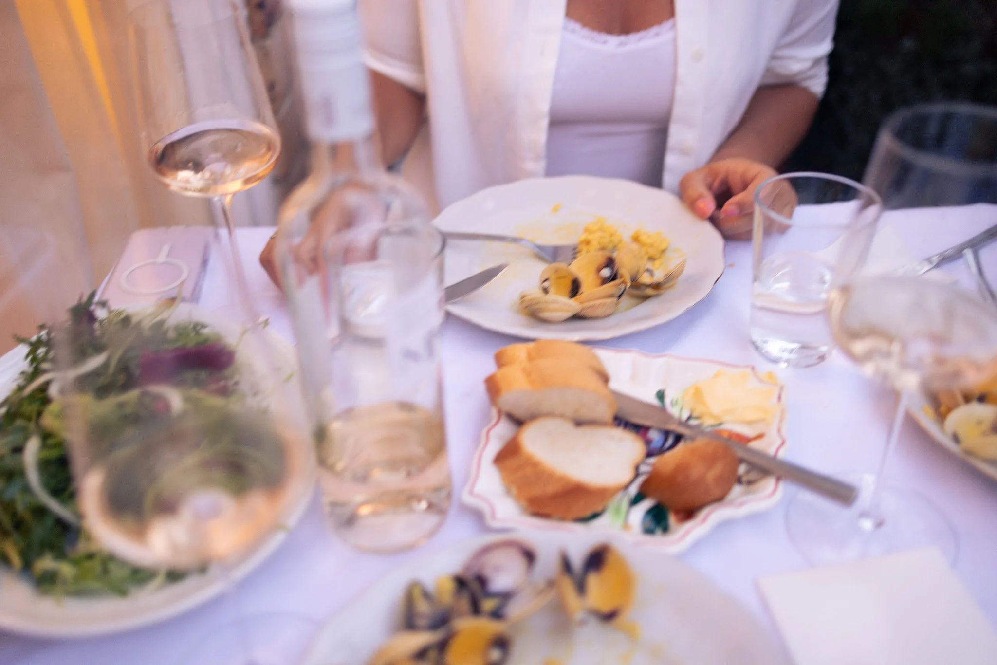 Vongole Risotto Dinner Setting