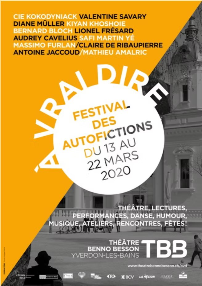 2020 - Festival des Autofictions