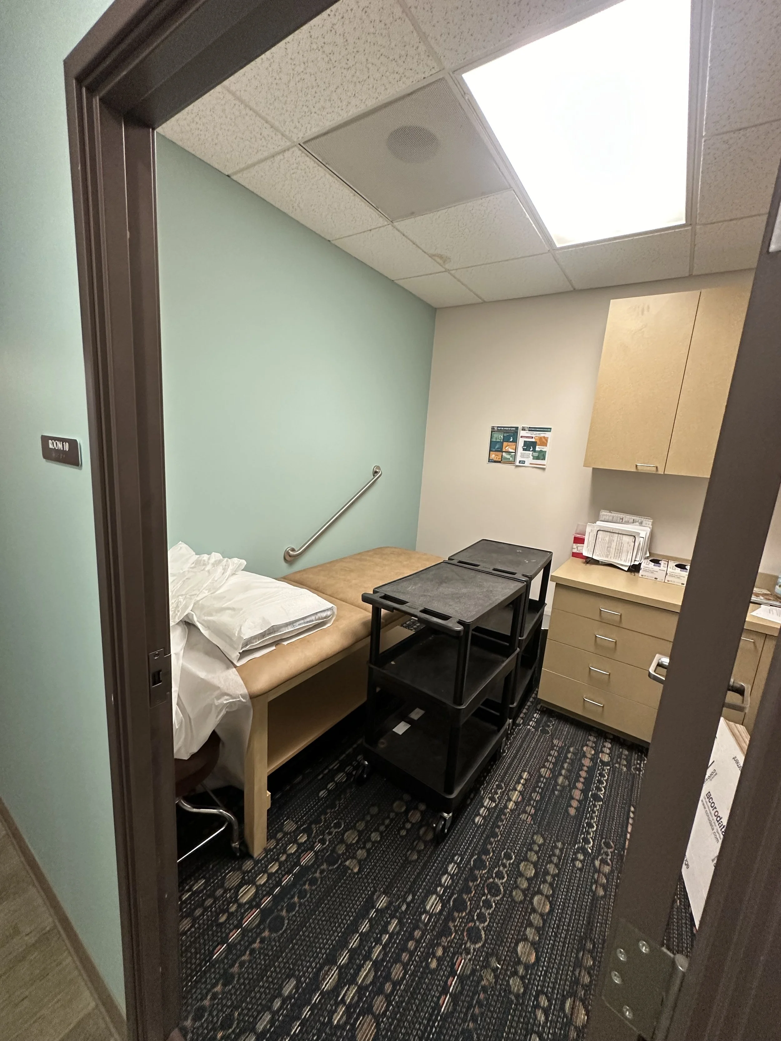 Clinic Room Restored.