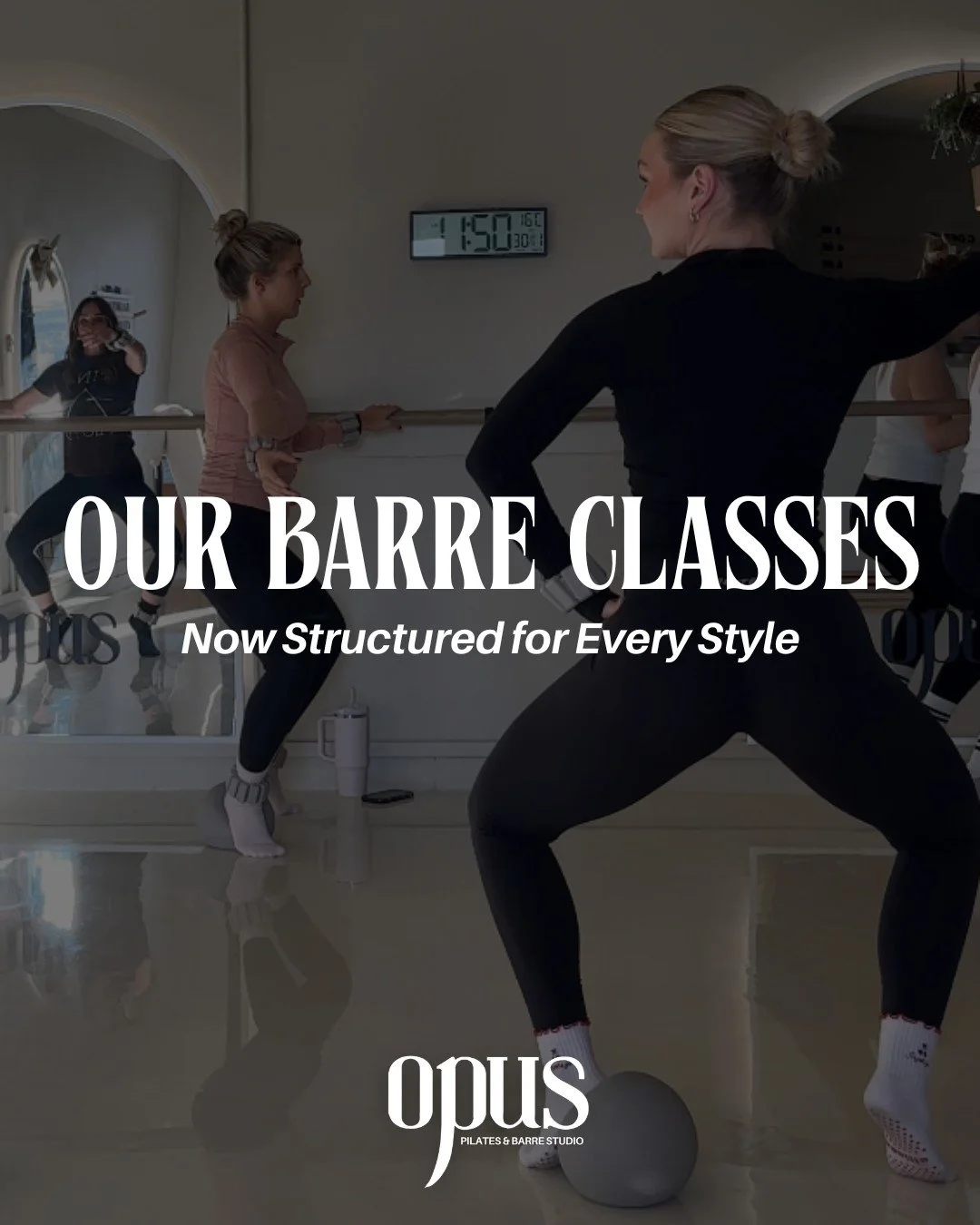 We&rsquo;ve evolved our Barre timetable so there&rsquo;s now a class to suit every pace, mood and training style.

You&rsquo;ll now see three distinct formats on the schedule:

Barre Flow
Slow, choreographed movement focusing on control, posture and 
