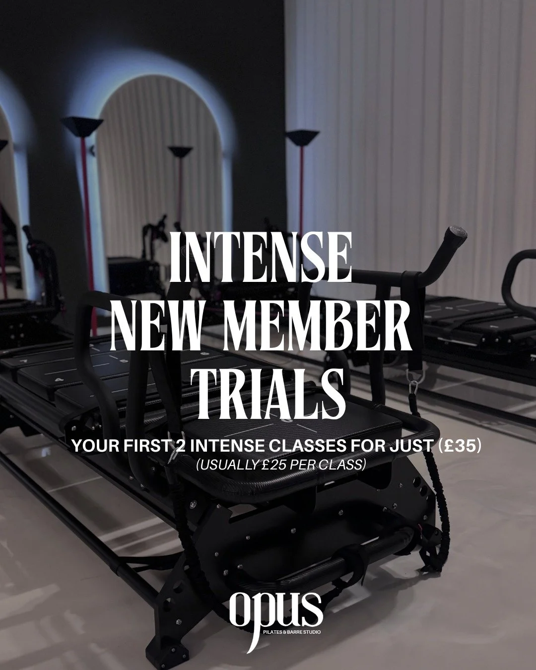 INTENSE is here 🔥

If you&rsquo;ve been waiting to try it&hellip; this is your moment.

✨ New Member Trial
Your first 2 INTENSE classes for &pound;35
(Usually &pound;25 per class)

This is your chance to experience the method, the machines, and the 