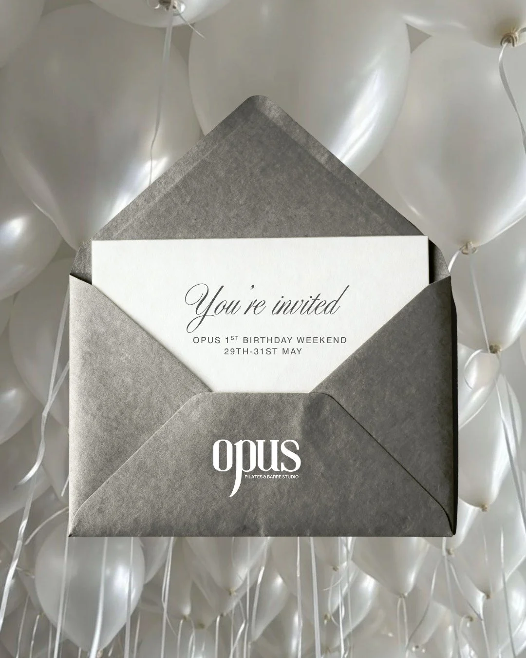 ONE YEAR OF OPUS 🤍✨

We can&rsquo;t believe we&rsquo;re saying this&hellip; but Opus is turning ONE.

To celebrate, we&rsquo;re hosting a full birthday weekend at the studio from 29th&ndash;31st May and we&rsquo;d love for you to celebrate with us.
