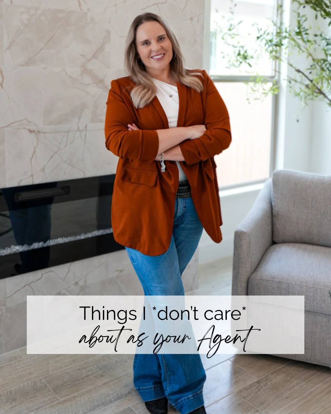 Here&rsquo;s the raw truth 👇🏼

There&rsquo;s a lot of things I absolutely don&rsquo;t care about as your real estate agent. 

But here&rsquo;s what I do care about- you feeling heard, supported and confident with your next move. 

Because real life