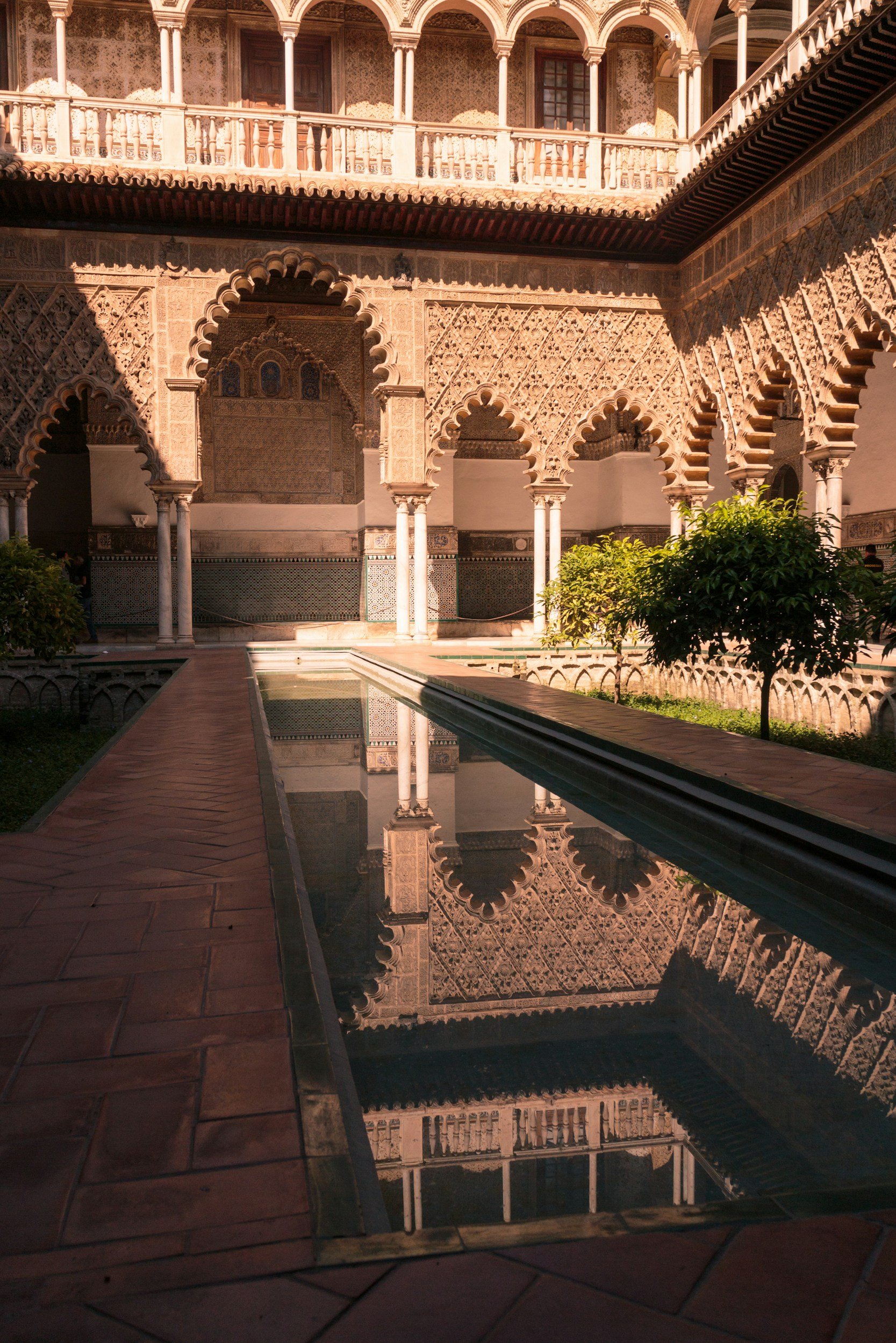 Granada type courtyard