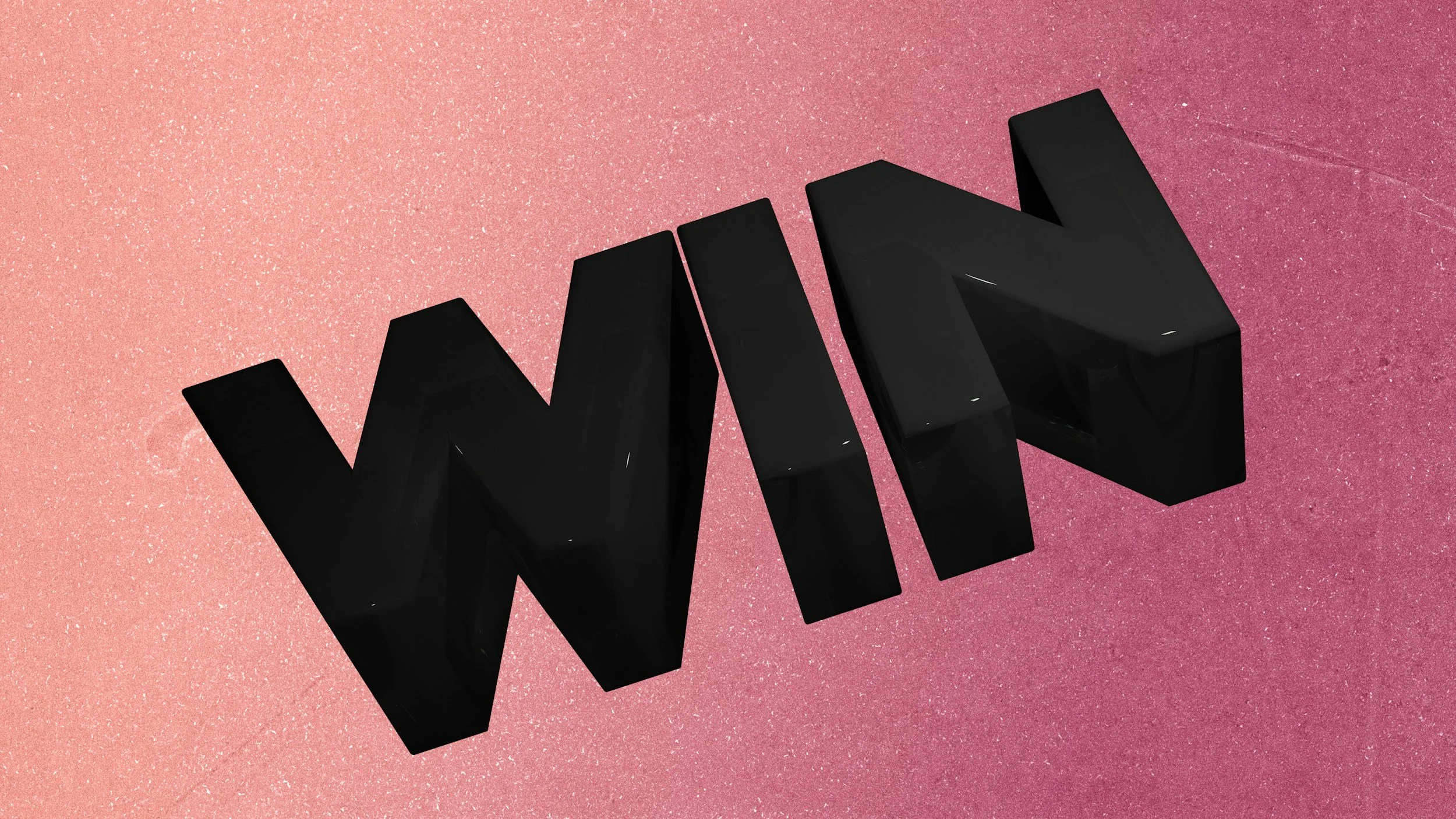 "Win" written on a red background
