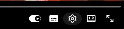 button panel on YouTube