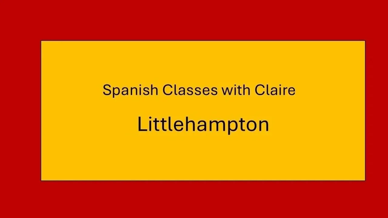 Spanish classes, Littlehampton - pick your class