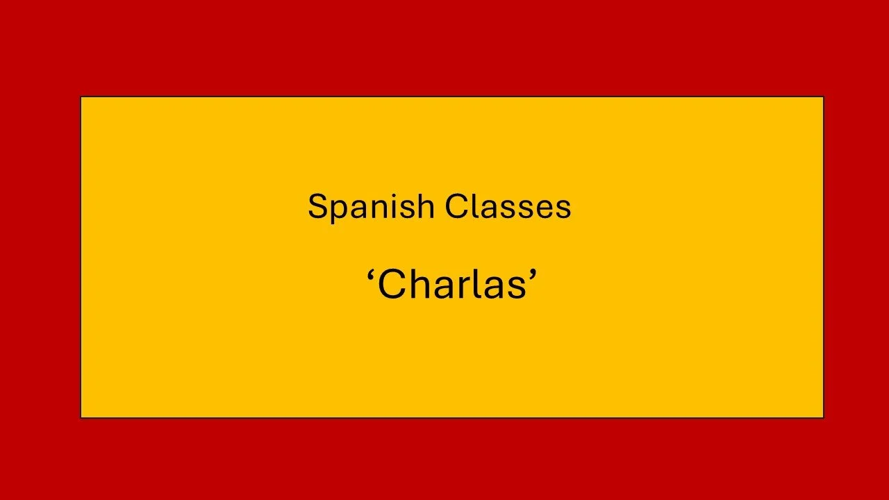 Charla, Thursday 18 June: ¿Quién soy yo?