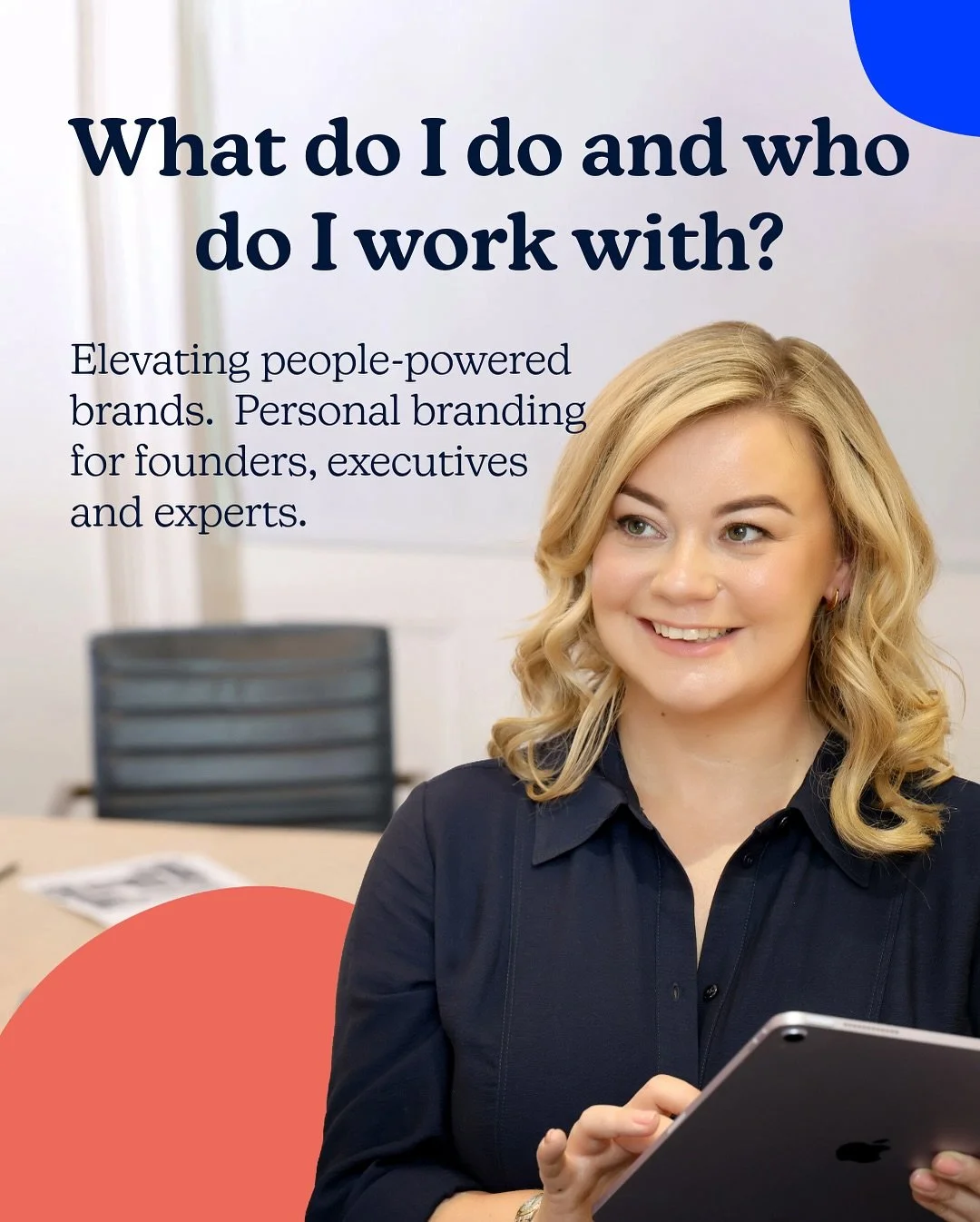 Ever get asked what you actually do? Same.

By clients, colleagues, friends, family&hellip; so I&rsquo;ve put it all in one place.

This is who I work with, what I stand for, and how I help business leaders build personal brands that feel powerful an