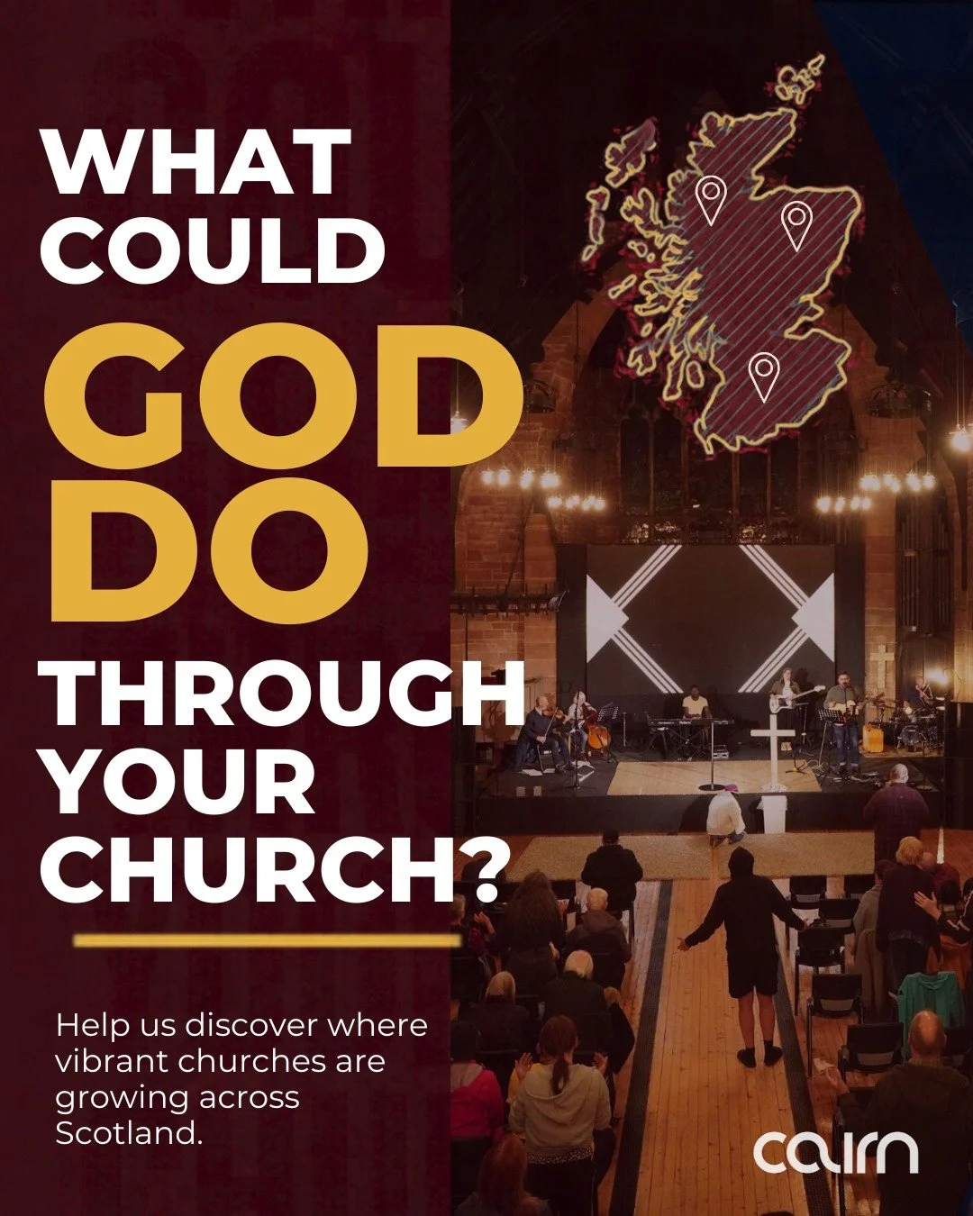 Click the link in our bio to assist us in mapping vibrant churches across Scotland! We appreciate your support in creating a tool that identifies where thriving churches exist and where there are gaps and opportunities for new church plants. 🌍⛪️

li